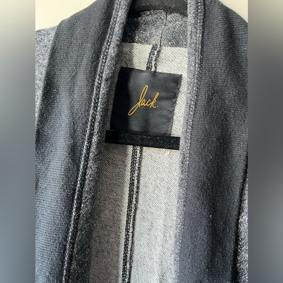 Jack By Bb Dakota Open Wrap Cardigan Black Size large - Picture 5 of 8